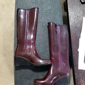 JEANNE BECKER Wedge Raincoats Woman Size 8